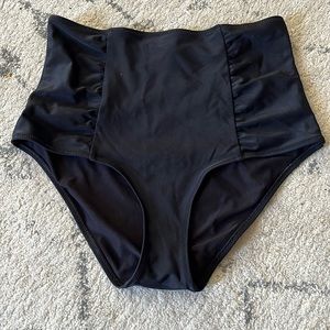 high waisted bikini bottoms